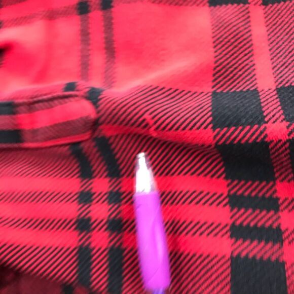 VINTAGE Gap Shirt Mens XL Red Buffalo Plaid Button Up 90s Grunge Faded Outdoors - Picture 9 of 13